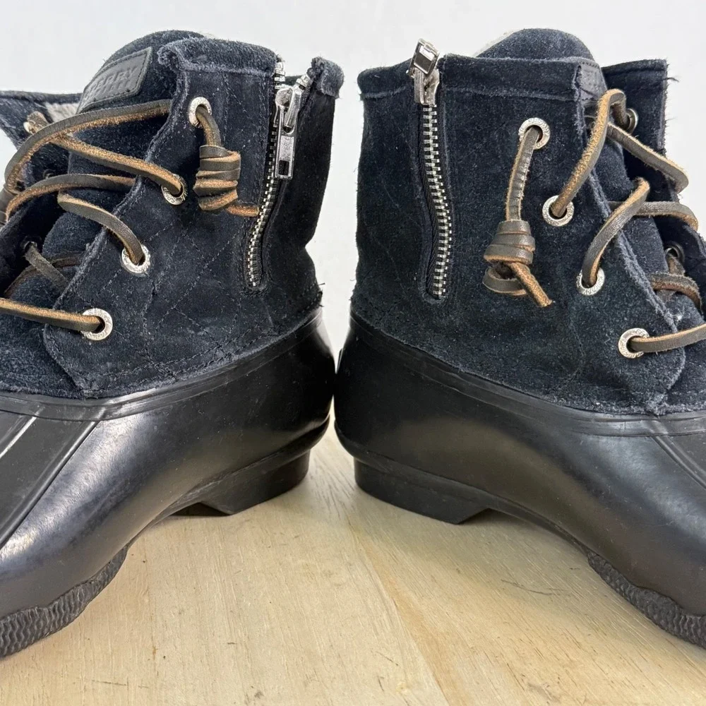 SPERRY Women's Shoes Top-Sider Saltwater Duck Boots Waterproof Outdoor Size 7